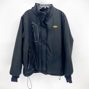 Wantdo black fleece lined ski jacket winter snowboard water wind resistant