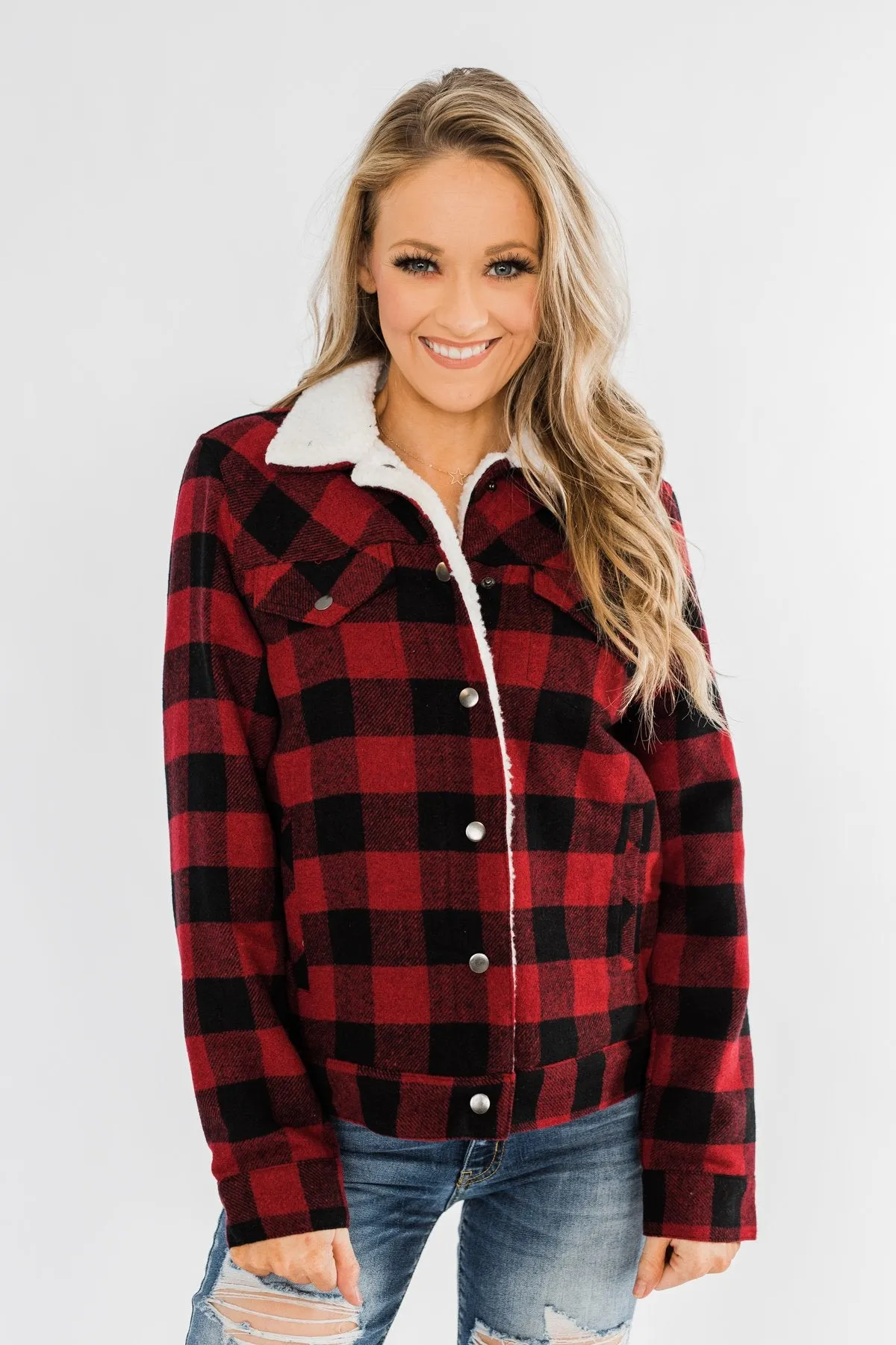 Warm All Winter Lined Jacket- Buffalo Plaid