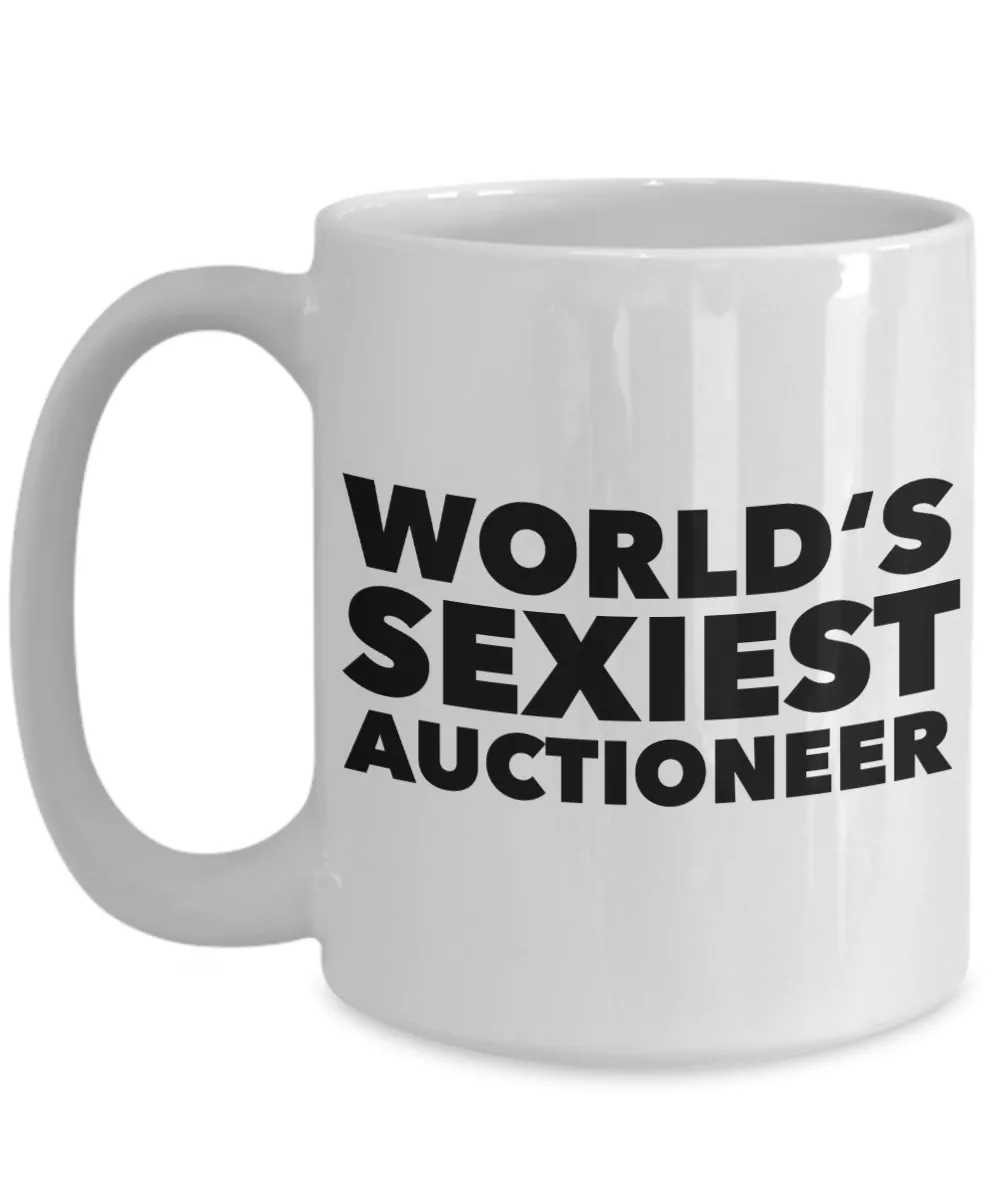World's Sexiest Auctioneer Mug Gift Ceramic Coffee Cup