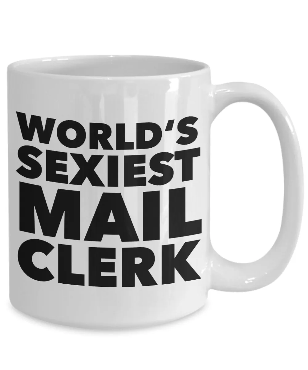World's Sexiest Mail Clerk Mug Gift Ceramic Coffee Cup