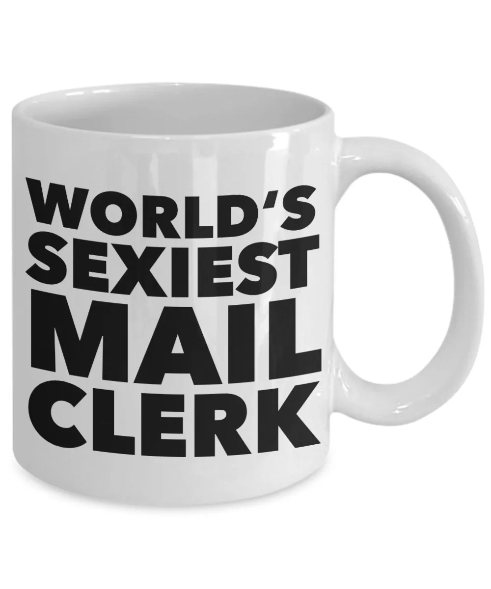 World's Sexiest Mail Clerk Mug Gift Ceramic Coffee Cup