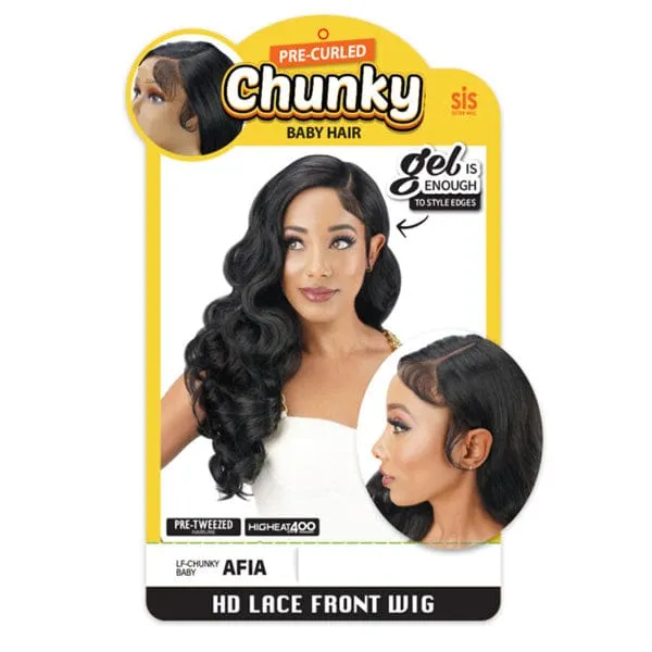 Zury Sis Synthetic Hair Chunky HD Lace Front Wig - AFIA