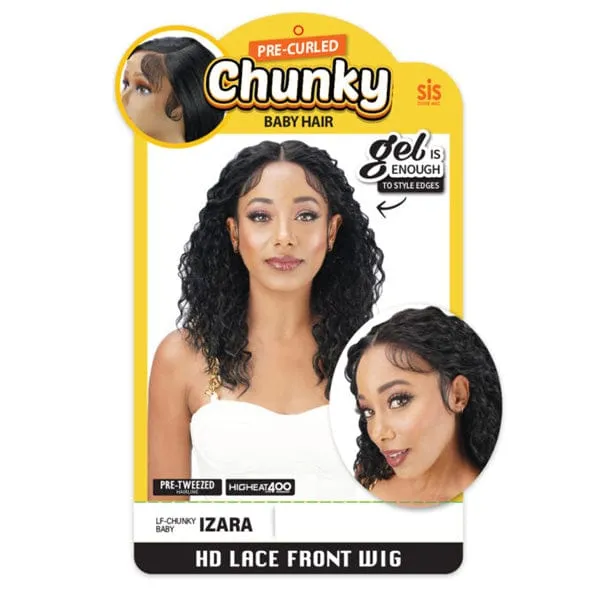 Zury Sis Synthetic Hair Chunky HD Lace Front Wig - IZARA